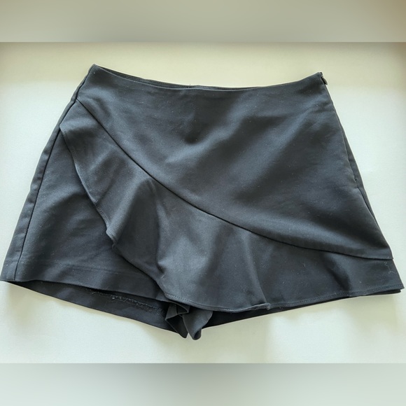 Zara black ruffle skort - Picture 4 of 6